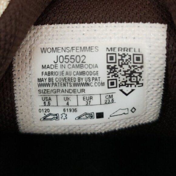 Merrell Boulder Range Trail Sneakers Hiking Casual Workout Womens 6.5 VGUC - Picture 10 of 15